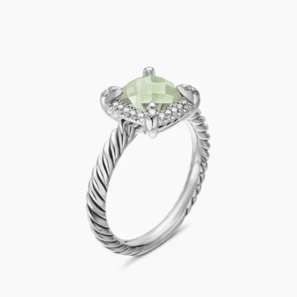 David Yurman PETITE CHATELAINE® PAVÉ BEZEL RING